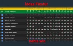 iddaa fikstür